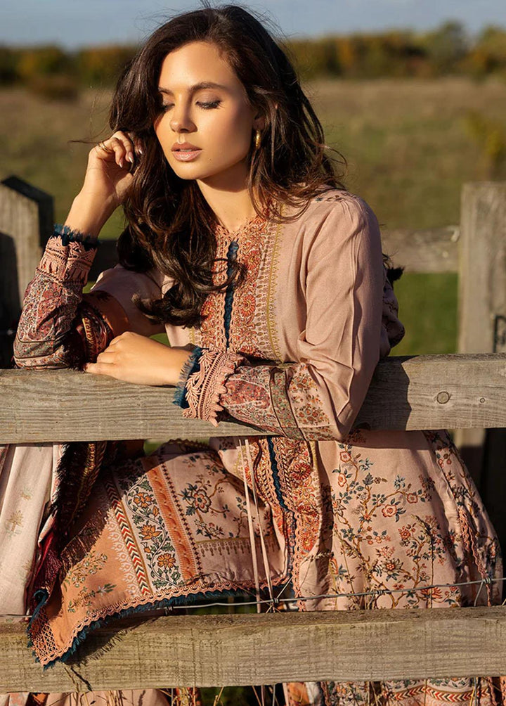 Sobia Nazir Embroidered Linen Suits Unstitched 3 Piece SN22PF 2A - Winter Collection