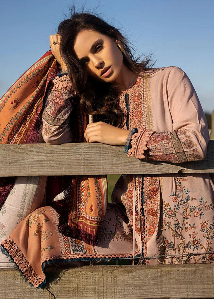 Sobia Nazir Embroidered Linen Suits Unstitched 3 Piece SN22PF 2A - Winter Collection