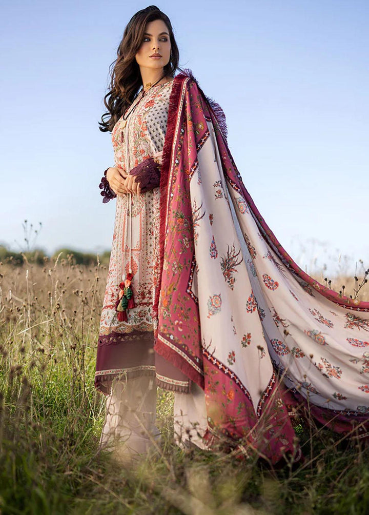Sobia Nazir Embroidered Linen Suits Unstitched 3 Piece SN22PF 3B - Winter Collection