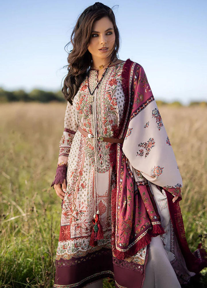 Sobia Nazir Embroidered Linen Suits Unstitched 3 Piece SN22PF 3B - Winter Collection