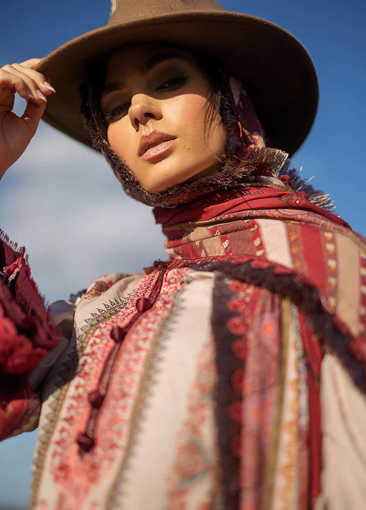 Sobia Nazir Embroidered Linen Suits Unstitched 3 Piece SN22PF 4A - Winter Collection