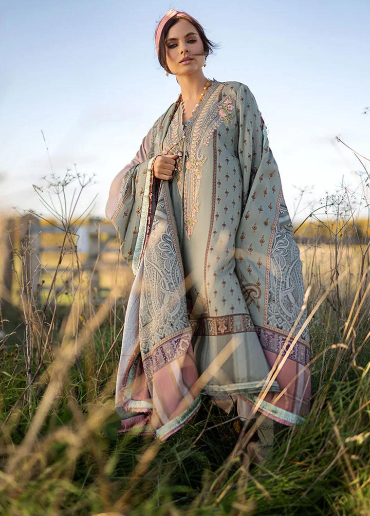 Sobia Nazir Embroidered Linen Suits Unstitched 3 Piece SN22PF 5B - Winter Collection