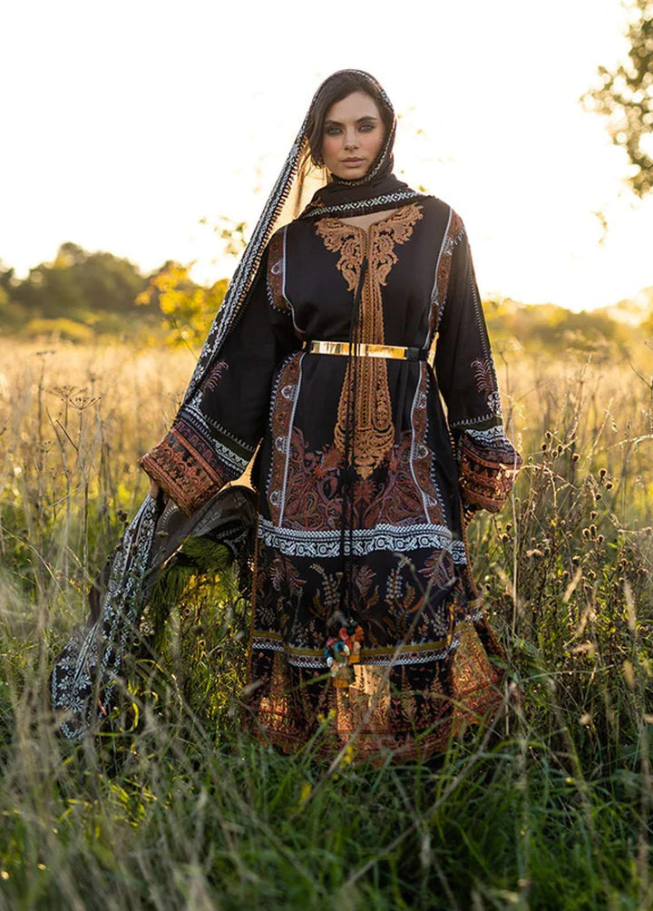 Sobia Nazir Embroidered Linen Suits Unstitched 3 Piece SN22PF 6A - Winter Collection