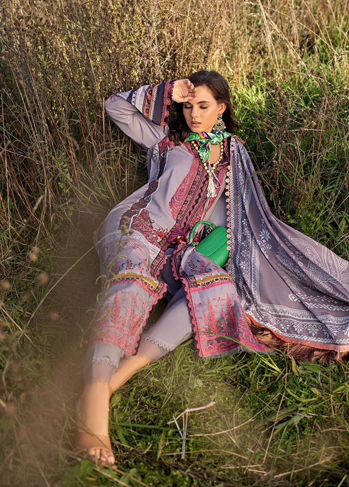 Sobia Nazir Embroidered Linen Suits Unstitched 3 Piece SN22PF 6B - Winter Collection