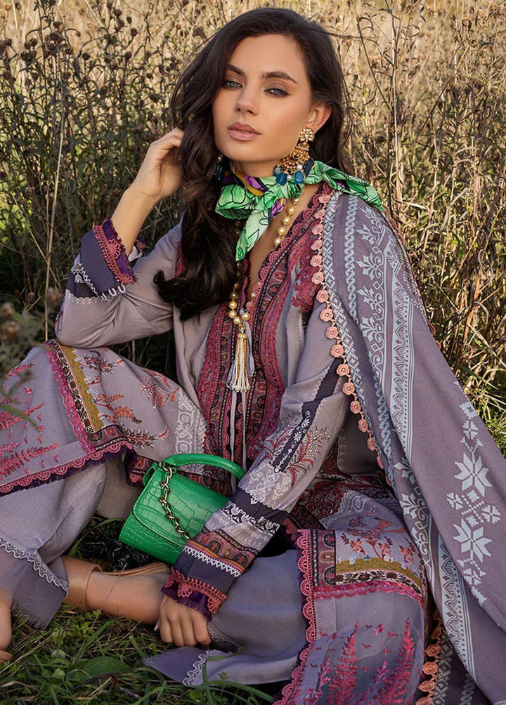 Sobia Nazir Embroidered Linen Suits Unstitched 3 Piece SN22PF 6B - Winter Collection
