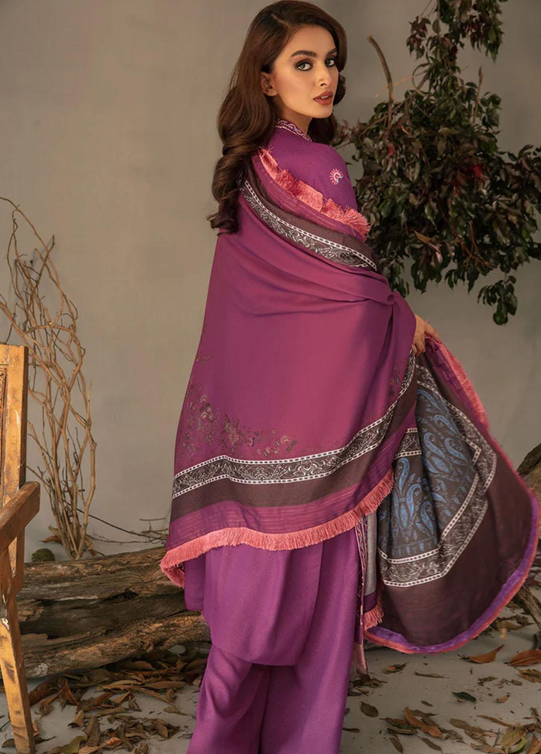 Sobia Nazir Embroidered Karandi Suits Unstitched 3 Piece SN23AW 1A - Winter Collection