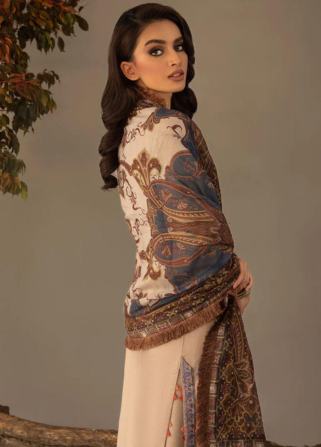 Sobia Nazir Embroidered Karandi Suits Unstitched 3 Piece SN23AW 3B - Winter Collection