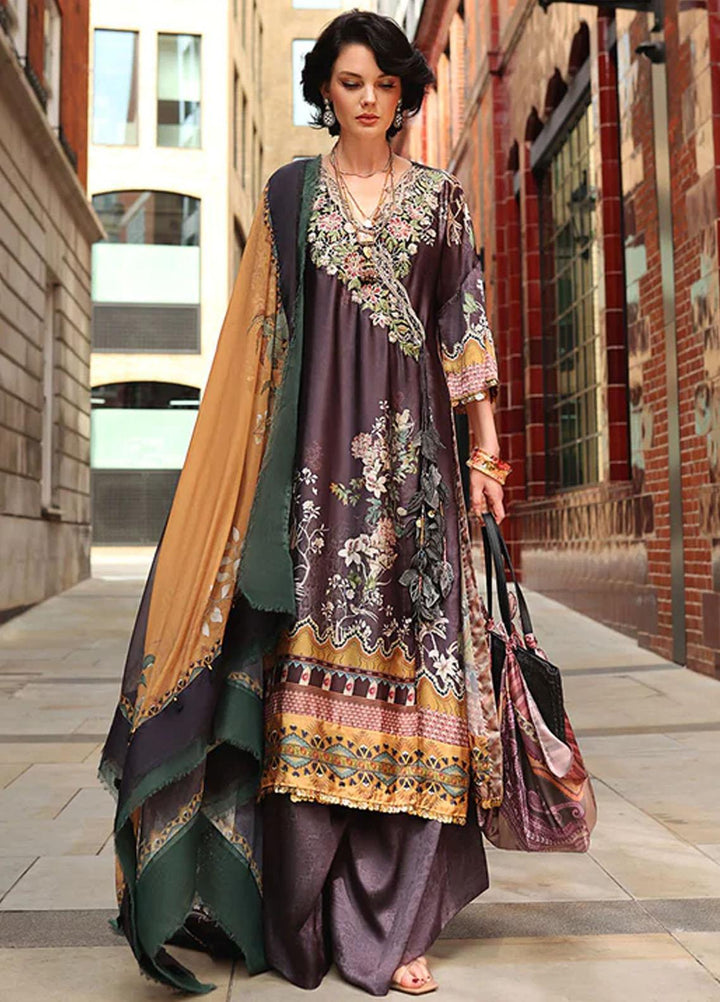Sobia Nazir Embroidered Silk Suits Unstitched 3 Piece SN23SL D-01 - Formal Collection