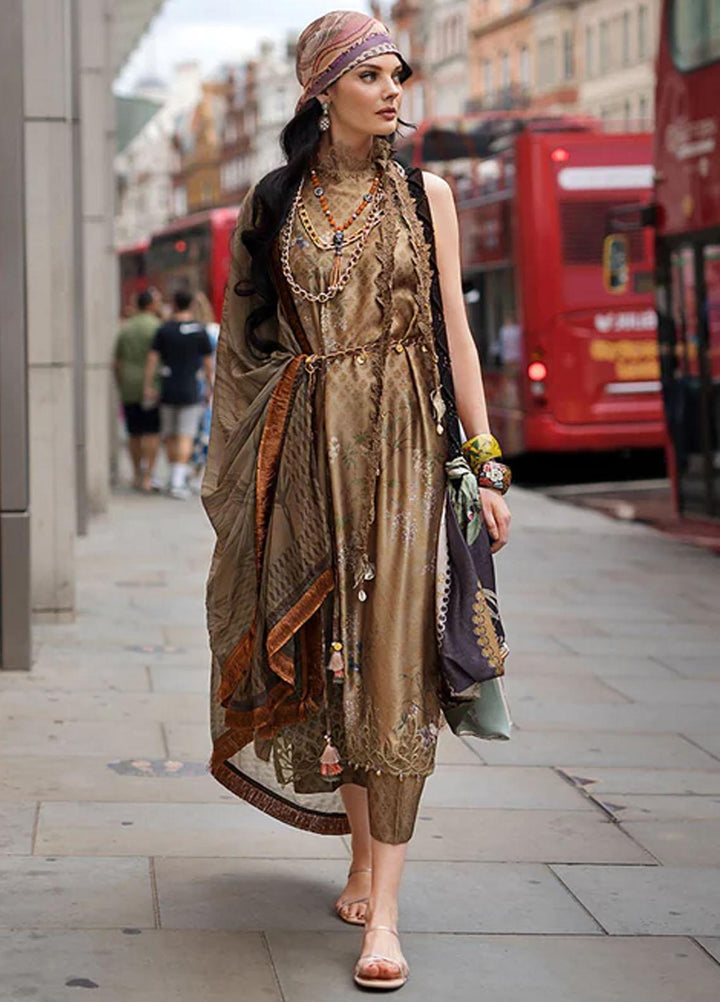 Sobia Nazir Embroidered Silk Suits Unstitched 3 Piece SN23SL D-03 - Formal Collection