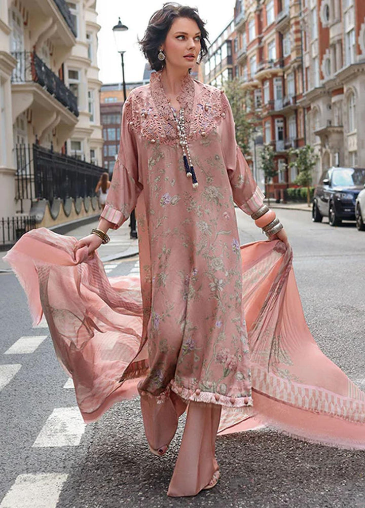 Sobia Nazir Embroidered Silk Suits Unstitched 3 Piece SN23SL D-04 - Formal Collection