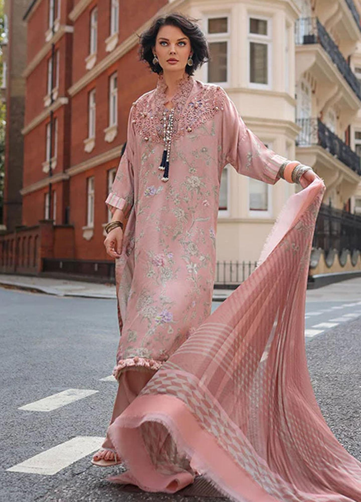 Sobia Nazir Embroidered Silk Suits Unstitched 3 Piece SN23SL D-04 - Formal Collection