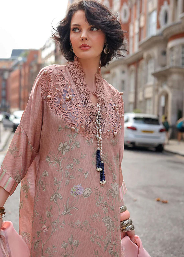 Sobia Nazir Embroidered Silk Suits Unstitched 3 Piece SN23SL D-04 - Formal Collection