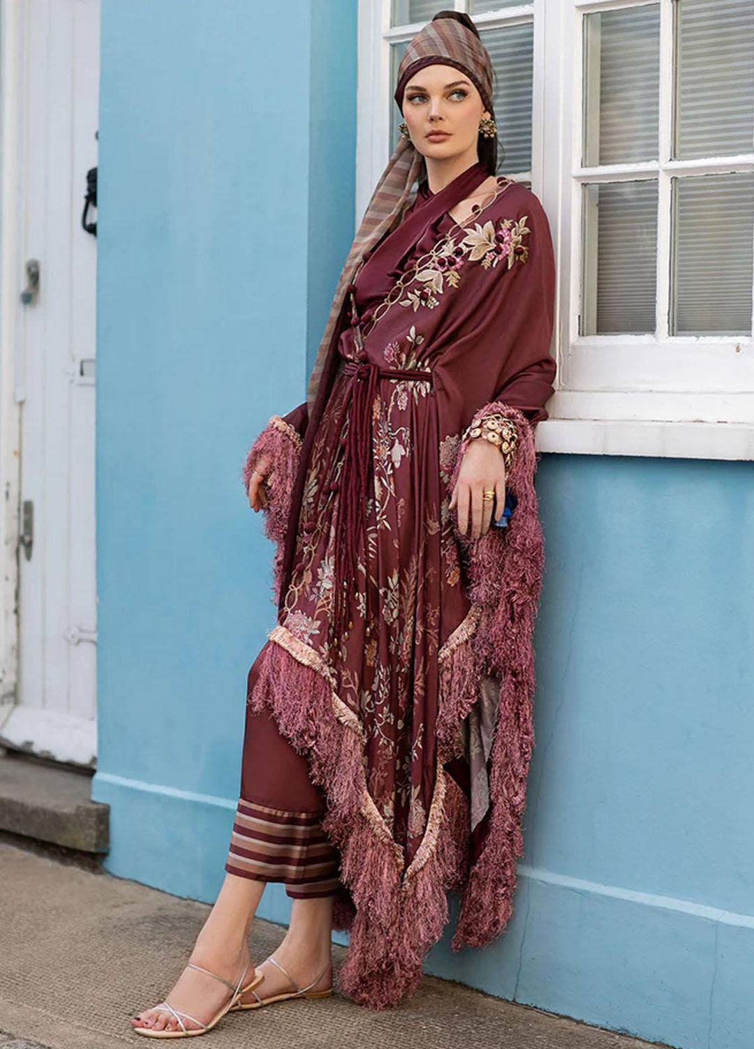 Sobia Nazir Embroidered Silk Suits Unstitched 3 Piece SN23SL D-05 - Formal Collection
