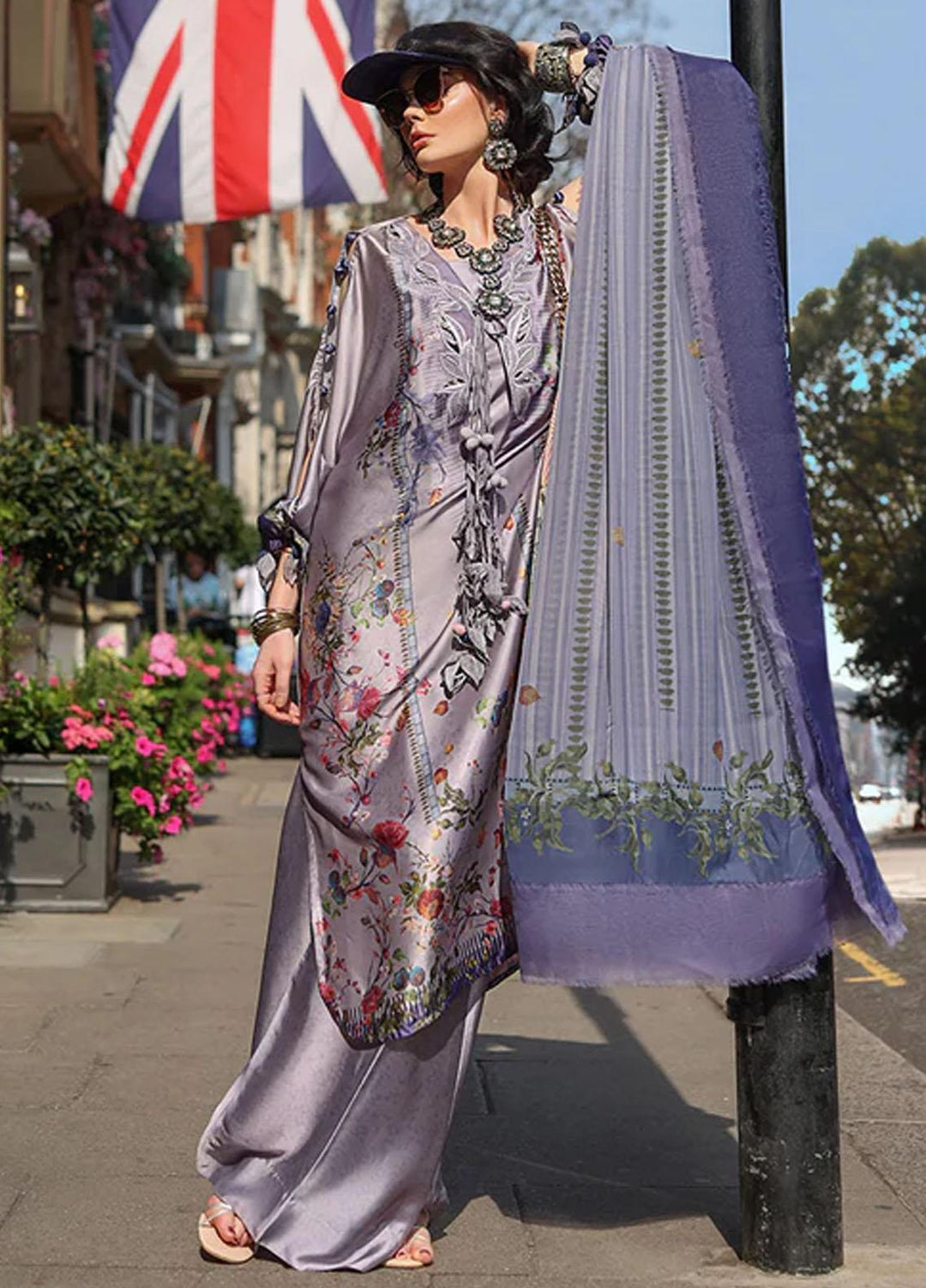 Sobia Nazir Embroidered Silk Suits Unstitched 3 Piece SN23SL D-06 - Formal Collection
