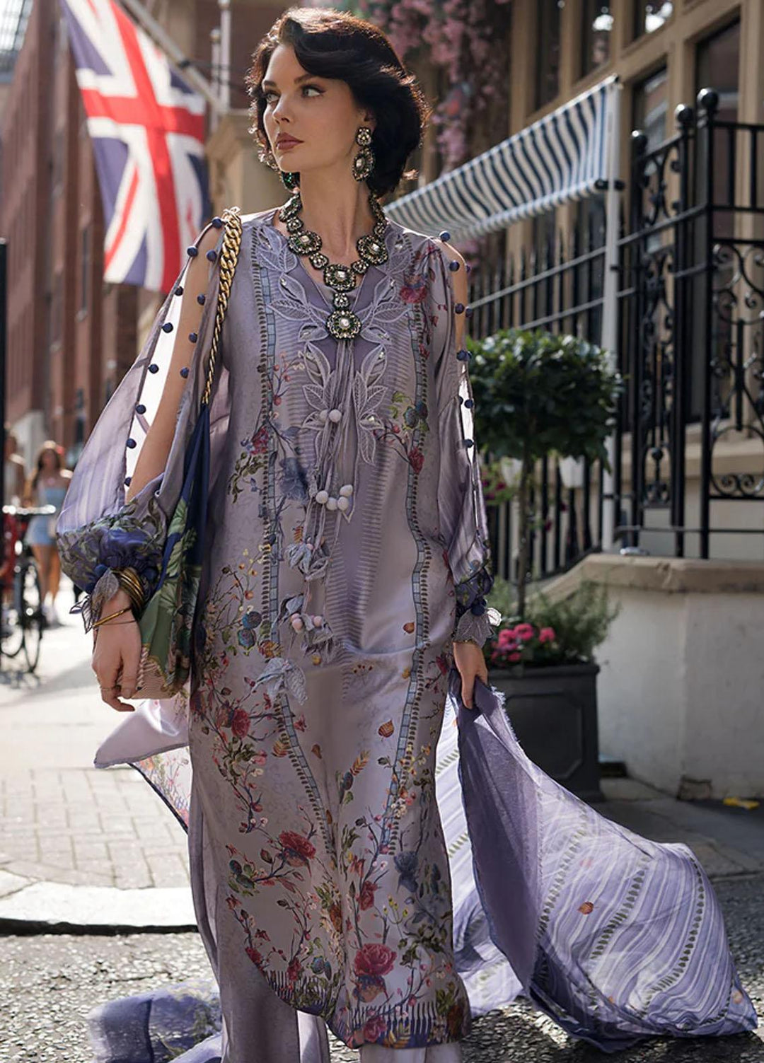 Sobia Nazir Embroidered Silk Suits Unstitched 3 Piece SN23SL D-06 - Formal Collection