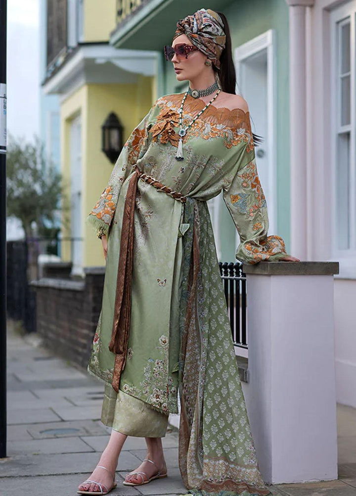 Sobia Nazir Embroidered Silk Suits Unstitched 3 Piece SN23SL D-07 - Formal Collection