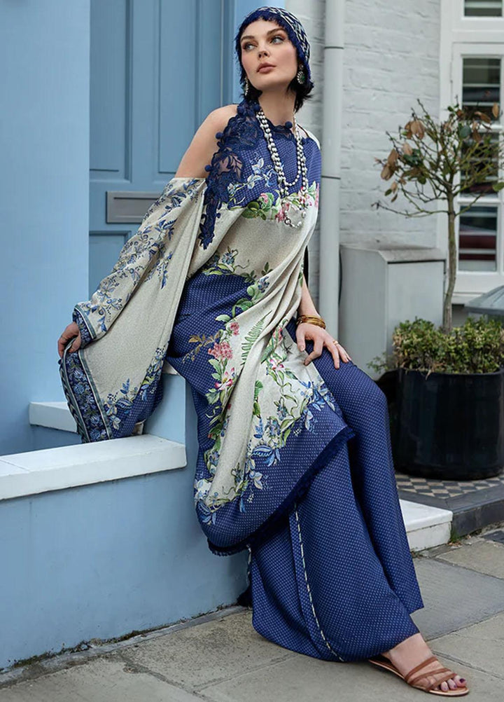 Sobia Nazir Embroidered Silk Suits Unstitched 3 Piece SN23SL D-08 - Formal Collection