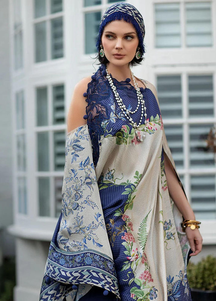 Sobia Nazir Embroidered Silk Suits Unstitched 3 Piece SN23SL D-08 - Formal Collection