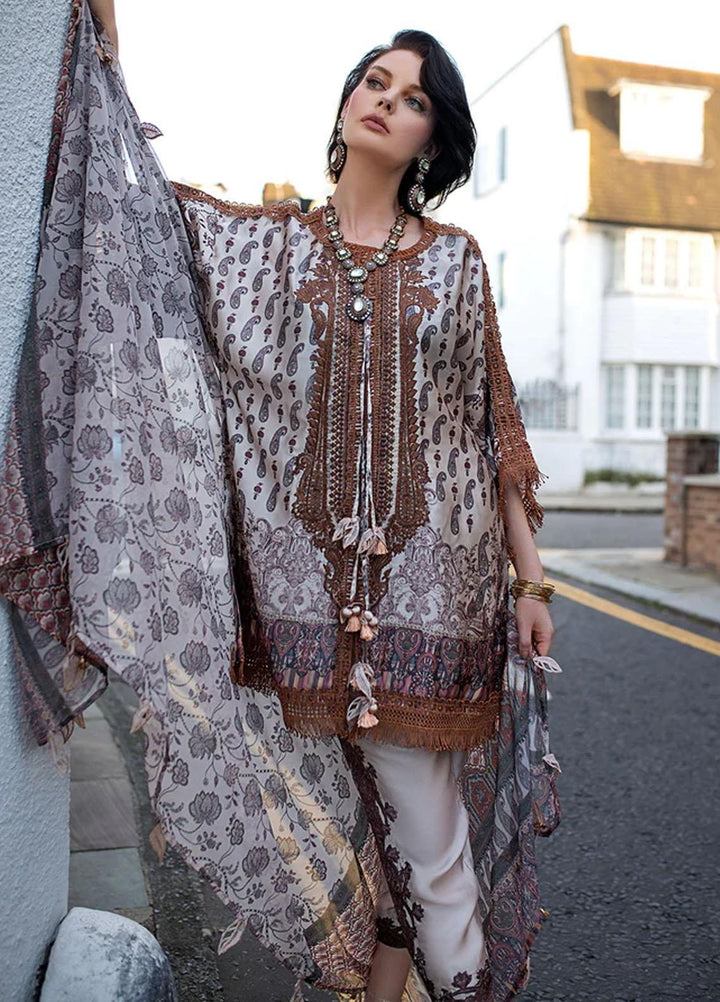 Sobia Nazir Embroidered Silk Suits Unstitched 3 Piece SN23SL D-09 - Formal Collection