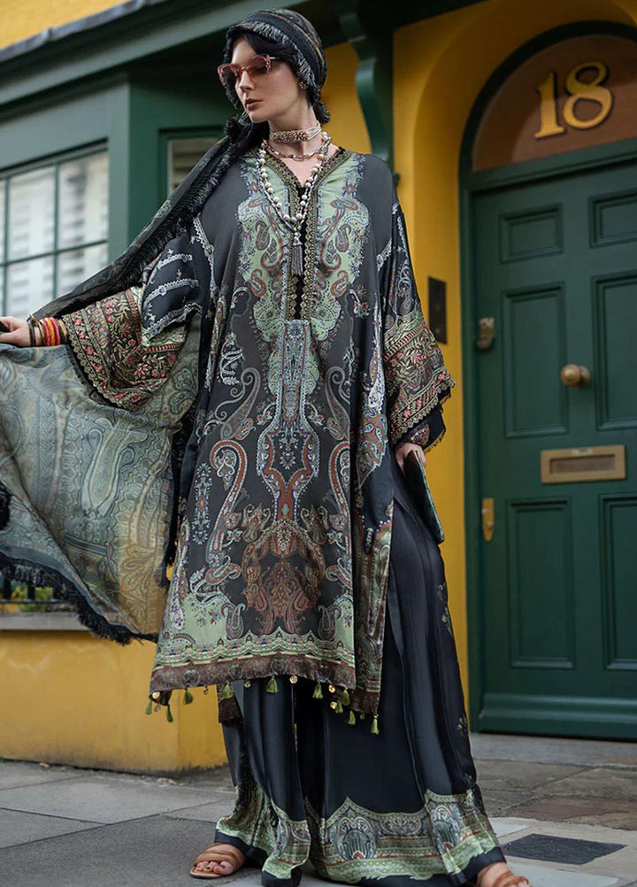 Sobia Nazir Embroidered Silk Suits Unstitched 3 Piece SN23SL D-10 - Formal Collection