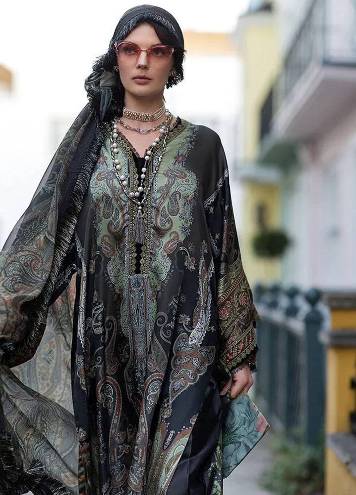 Sobia Nazir Embroidered Silk Suits Unstitched 3 Piece SN23SL D-10 - Formal Collection