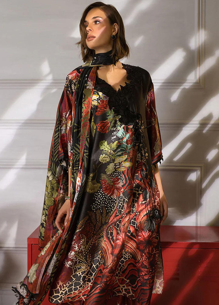 Sobia Nazir Embroidered Silk Suits Unstitched 3 Piece SN23SL-V2 S23V2-03 - Luxury Collection