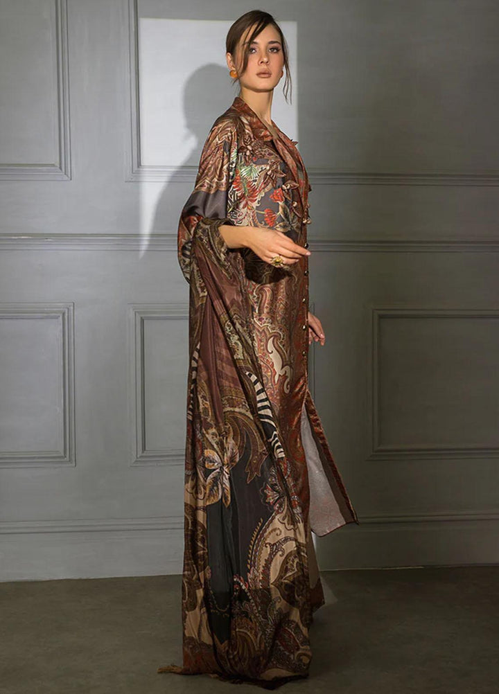 Sobia Nazir Embroidered Silk Suits Unstitched 3 Piece SN23SL-V2 S23V2-08 - Luxury Collection