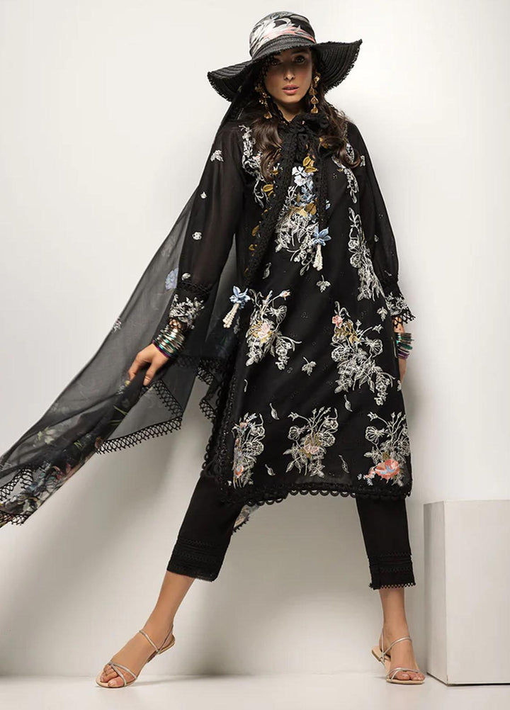 Sobia Nazir Embroidered Lawn Suits Unstitched 3 Piece SN23V 7B - Summer Collection