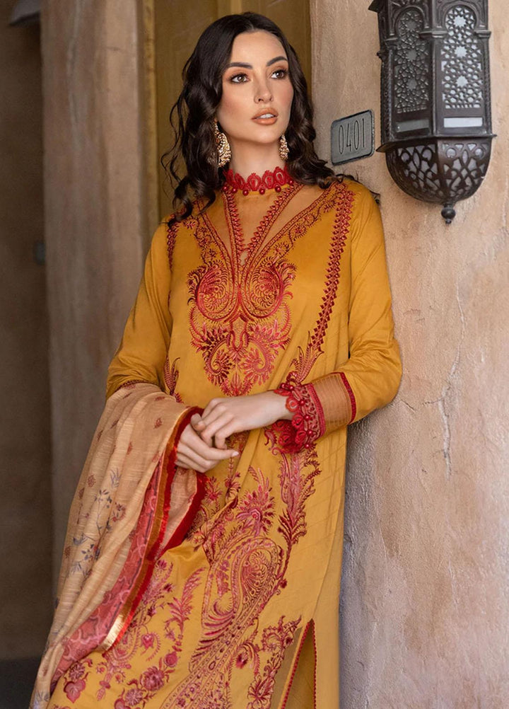 Vital By Sobia Nazir Embroidered Lawn Suits Unstitched 3 Piece SN22V 12A - Summer Collection