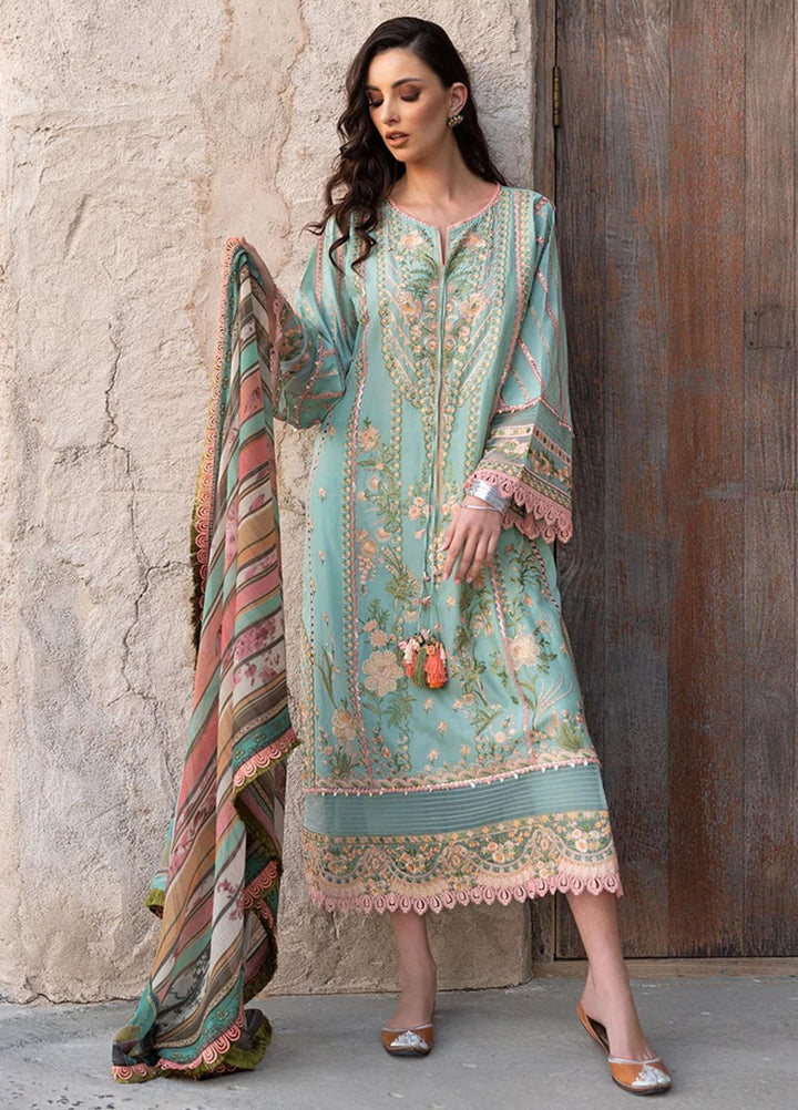 Vital By Sobia Nazir Embroidered Lawn Suits Unstitched 3 Piece SN22V 1A - Summer Collection