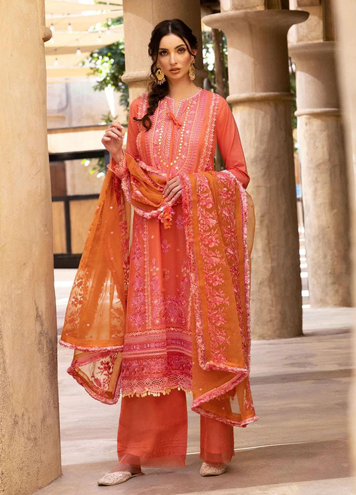 Vital By Sobia Nazir Embroidered Lawn Suits Unstitched 3 Piece SN22V 4B - Summer Collection