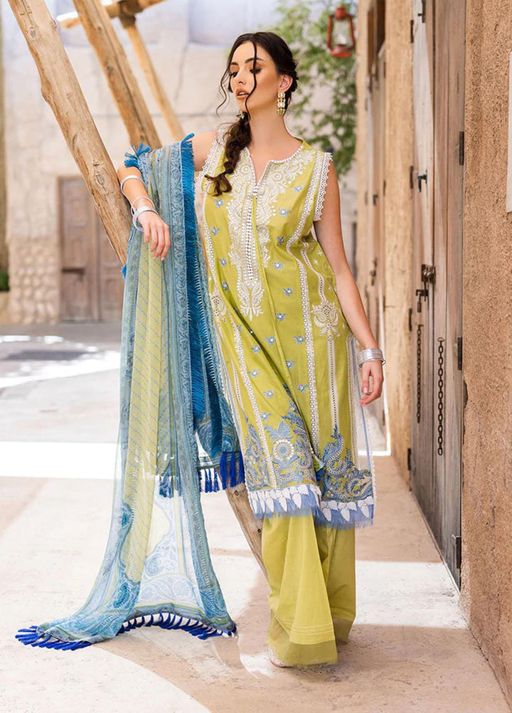 Vital By Sobia Nazir Embroidered Lawn Suits Unstitched 3 Piece SN22V 5A - Summer Collection