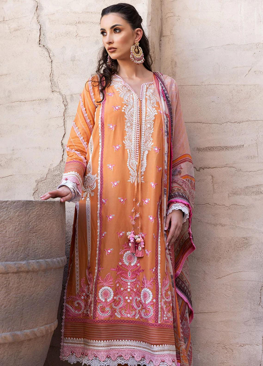 Vital By Sobia Nazir Embroidered Lawn Suits Unstitched 3 Piece SN22V 5B - Summer Collection