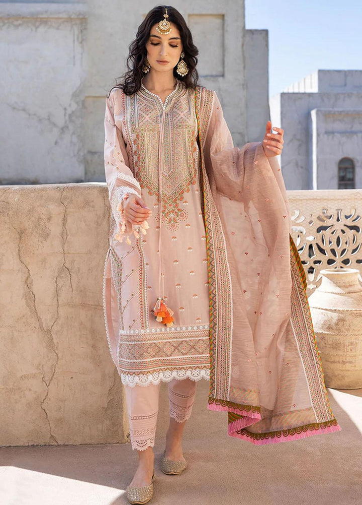 Vital By Sobia Nazir Embroidered Lawn Suits Unstitched 3 Piece SN22V 6A - Summer Collection