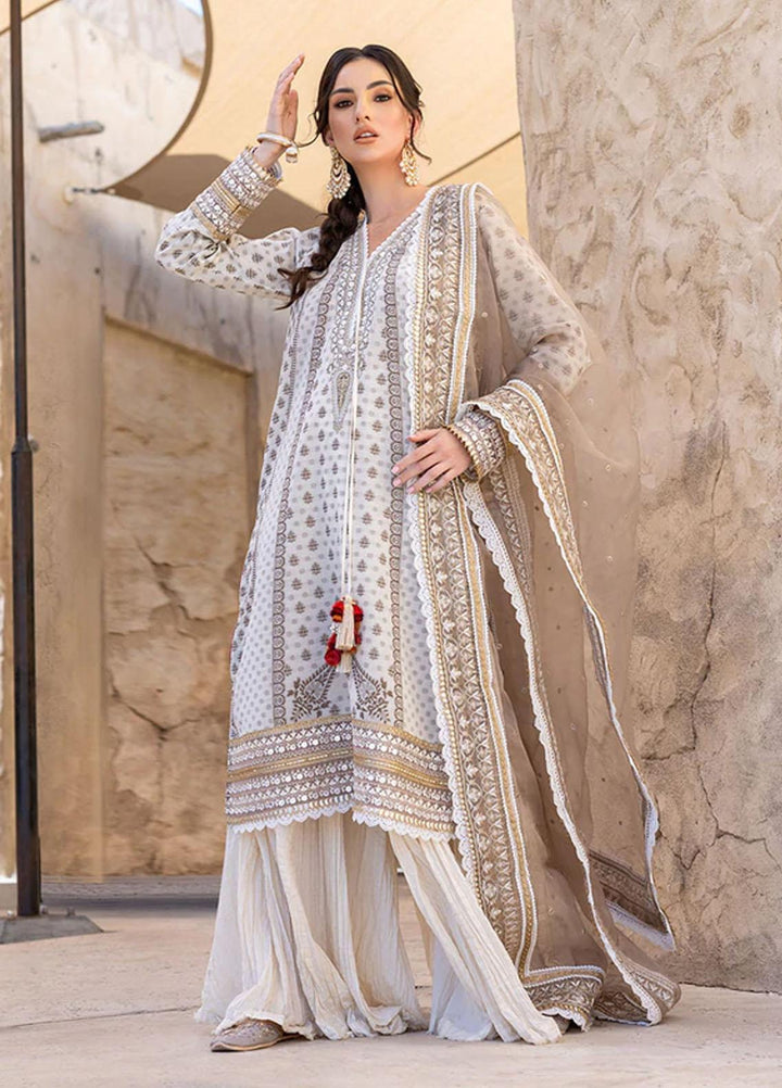 Vital By Sobia Nazir Embroidered Lawn Suits Unstitched 3 Piece SN22V 8A - Summer Collection
