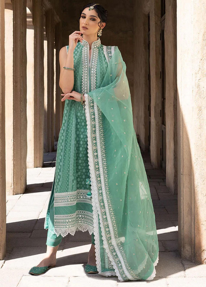 Vital By Sobia Nazir Embroidered Lawn Suits Unstitched 3 Piece SN22V 8B - Summer Collection