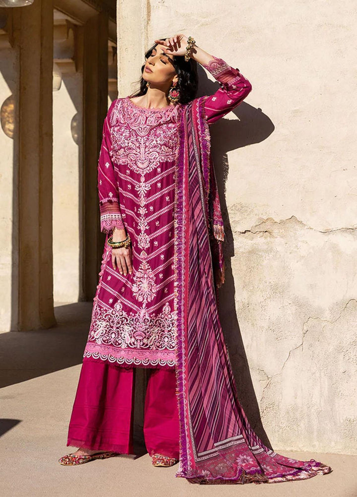 Vital By Sobia Nazir Embroidered Lawn Suits Unstitched 3 Piece SN22V 9A - Summer Collection