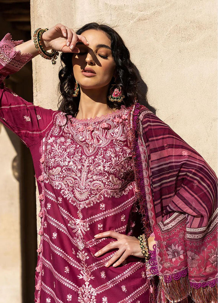 Vital By Sobia Nazir Embroidered Lawn Suits Unstitched 3 Piece SN22V 9A - Summer Collection
