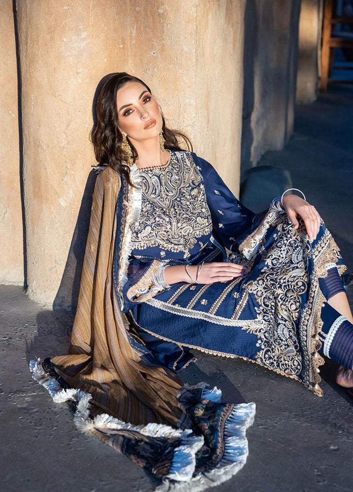 Vital By Sobia Nazir Embroidered Lawn Suits Unstitched 3 Piece SN22V 9B - Summer Collection