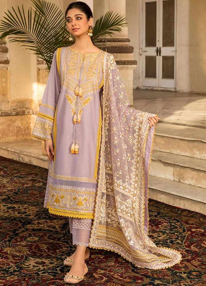 Vital By Sobia Nazir Embroidered Lawn Suits Unstitched 3 Piece SN21-V2 1B - Summer Collection