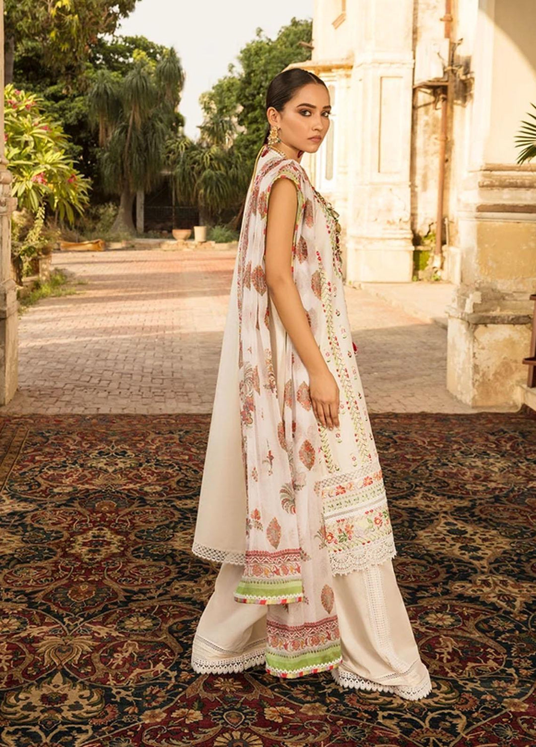 Vital By Sobia Nazir Embroidered Lawn Suits Unstitched 3 Piece SN21-V2 2B - Summer Collection