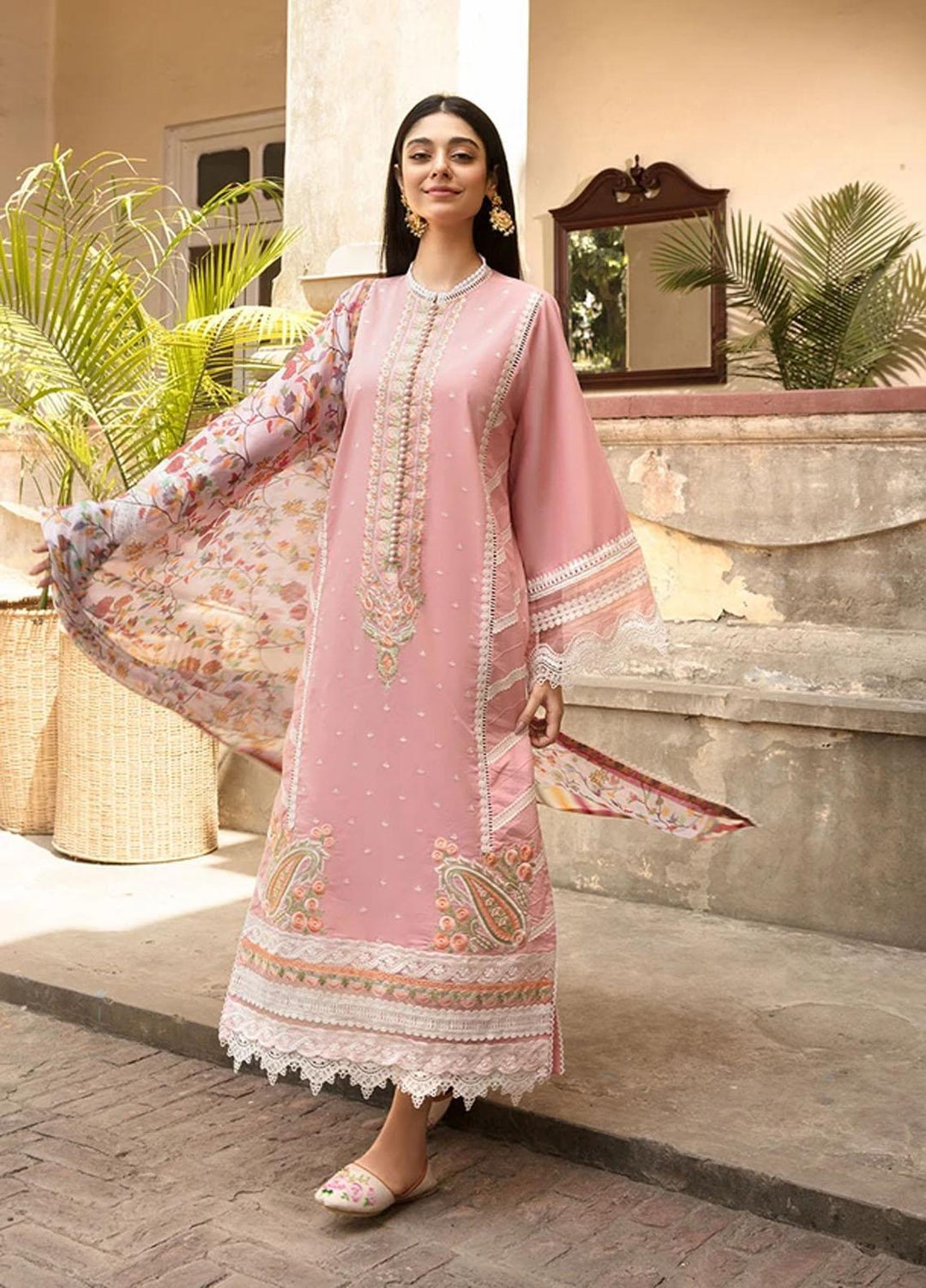 Vital By Sobia Nazir Embroidered Lawn Suits Unstitched 3 Piece SN21-V2 3A - Summer Collection