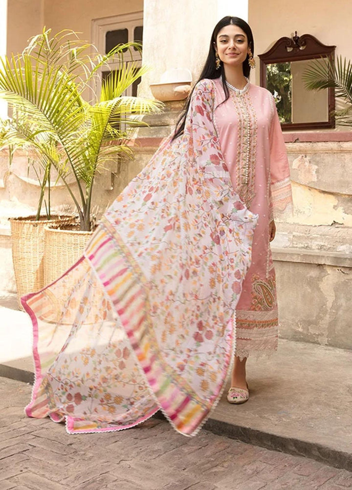 Vital By Sobia Nazir Embroidered Lawn Suits Unstitched 3 Piece SN21-V2 3A - Summer Collection