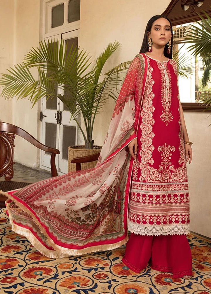 Vital By Sobia Nazir Embroidered Lawn Suits Unstitched 3 Piece SN21-V2 4B - Summer Collection