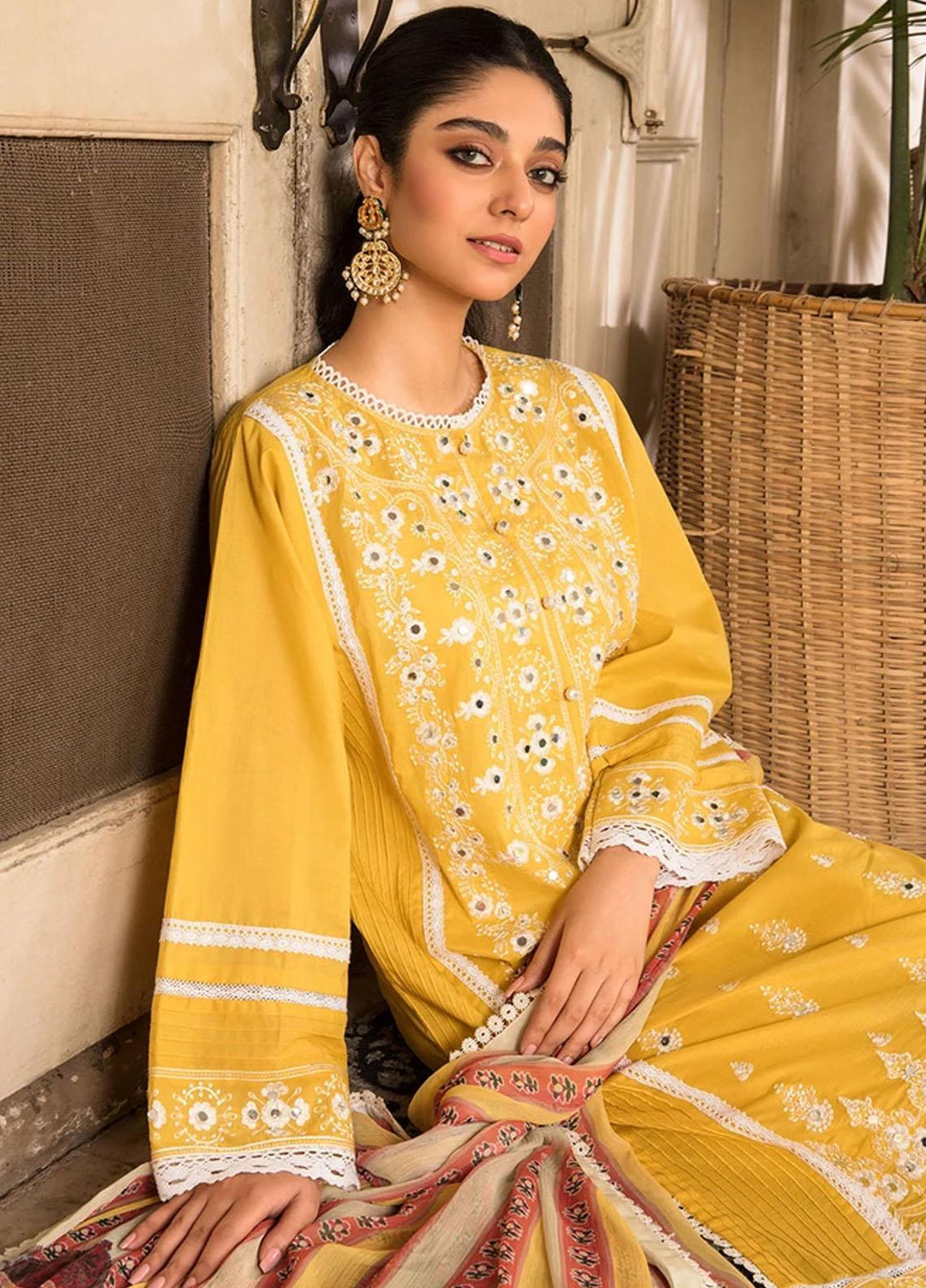 Vital By Sobia Nazir Embroidered Lawn Suits Unstitched 3 Piece SN21-V2 5A - Summer Collection