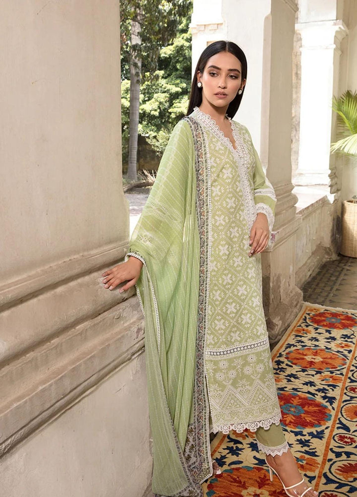 Vital By Sobia Nazir Embroidered Lawn Suits Unstitched 3 Piece SN21-V2 8A - Summer Collection