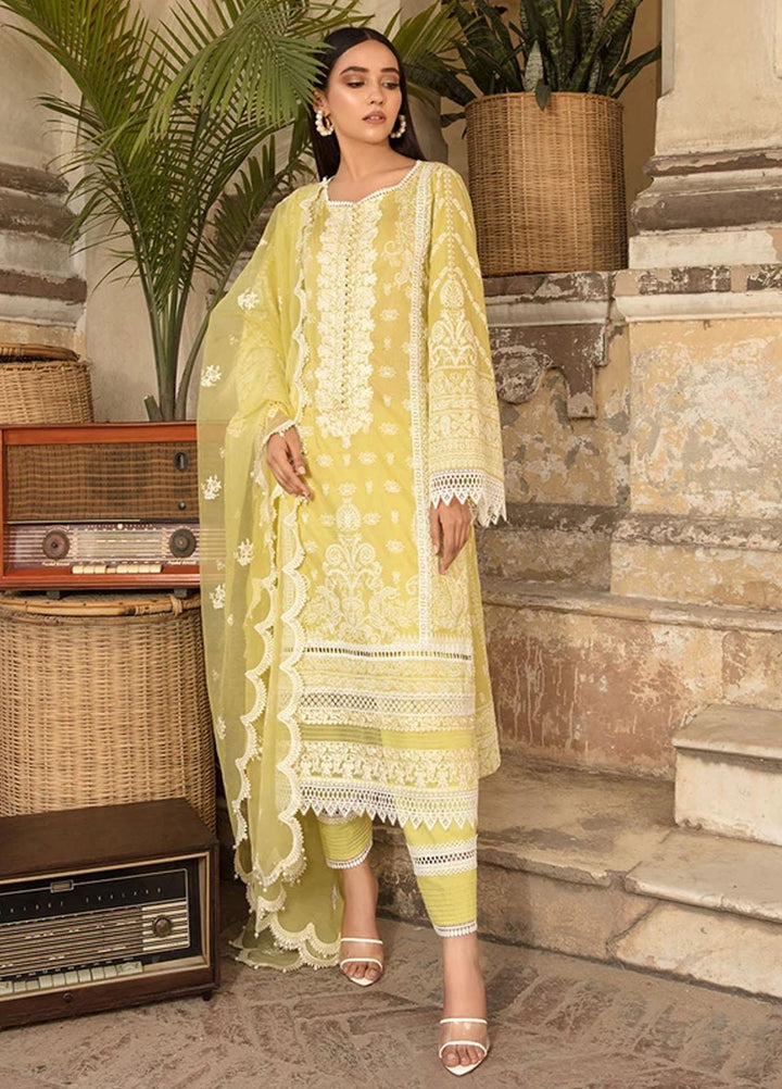 Vital By Sobia Nazir Embroidered Lawn Suits Unstitched 3 Piece SN21-V2 9A - Summer Collection