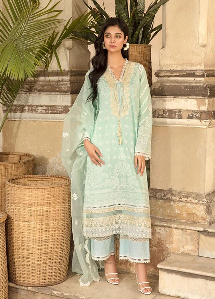 Vital By Sobia Nazir Embroidered Lawn Suits Unstitched 3 Piece SN21-V2 9B - Summer Collection