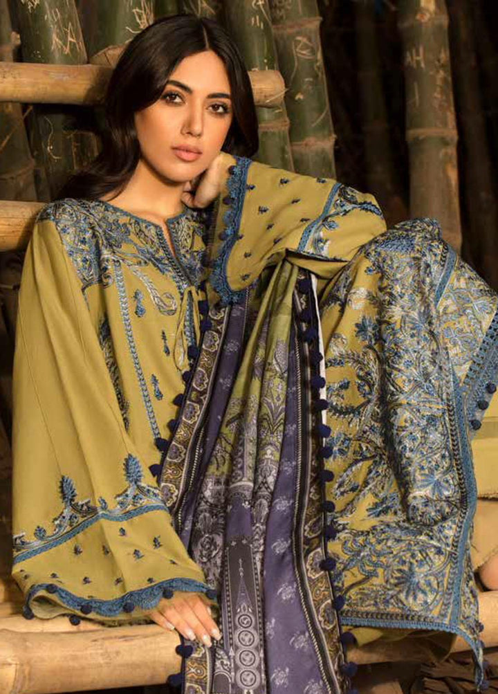 Sobia Nazir Embroidered  Suits Unstitched 3 Piece SN21W 01A - Winter Collection