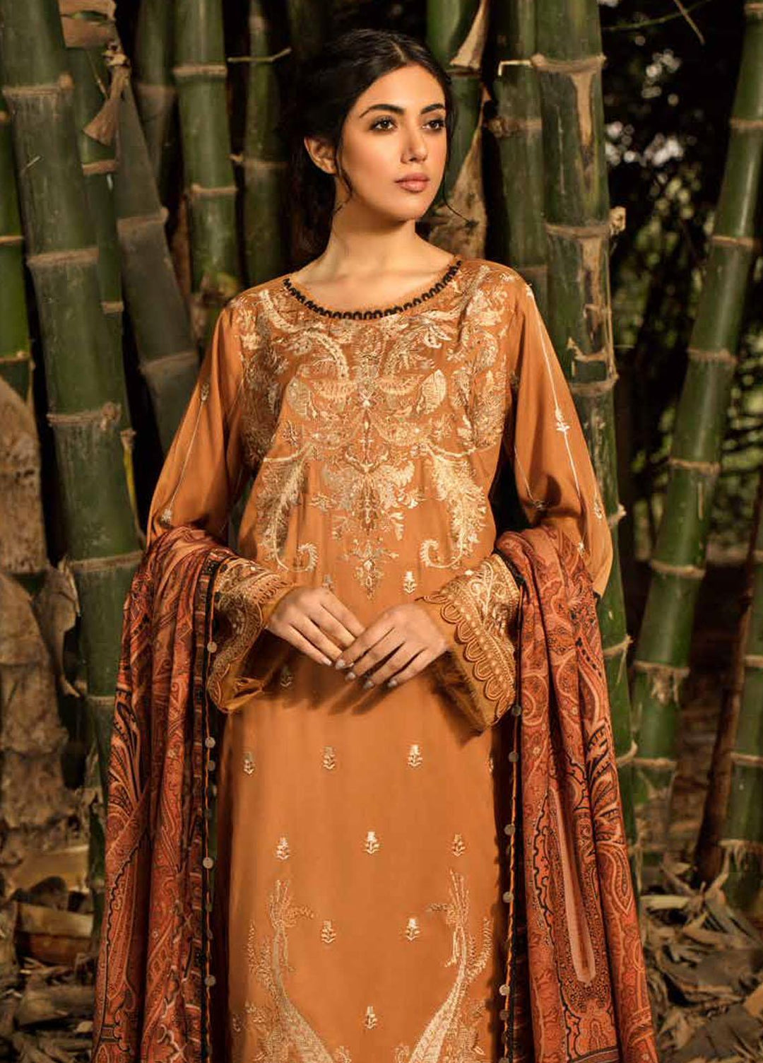 Sobia Nazir Embroidered  Suits Unstitched 3 Piece SN21W 05B - Winter Collection